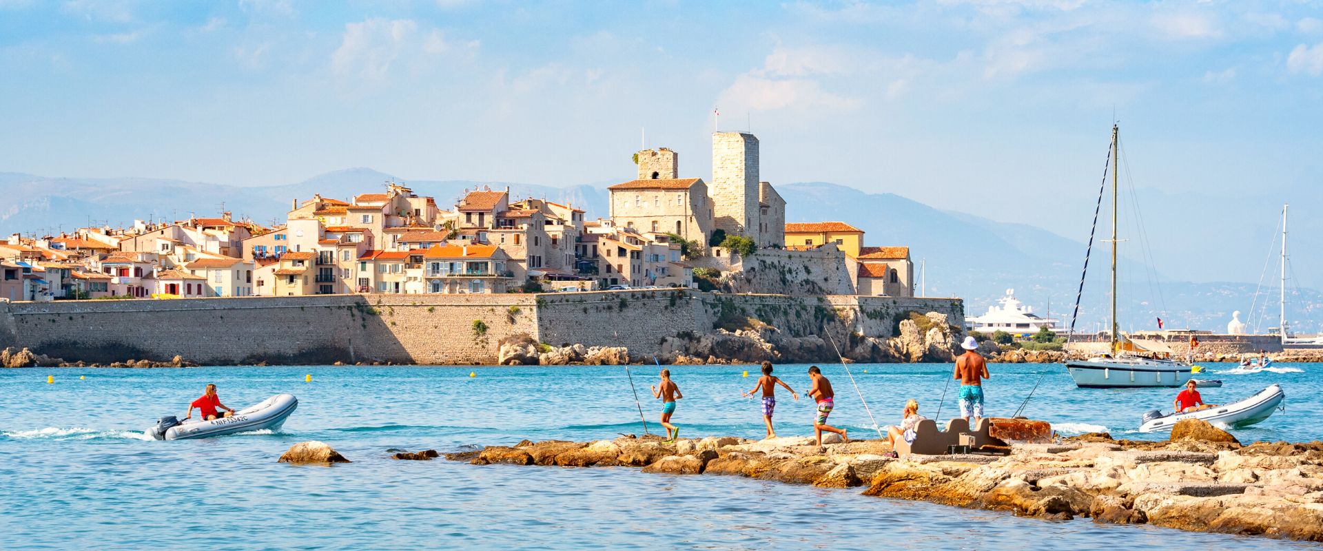French summer camp in antibes france